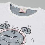 Girls Half Sleeves Suit - White, Girls Suits, Chase Value, Chase Value