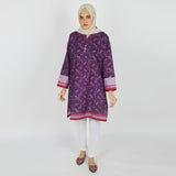 Eminent Women's Printed Khaddar Kurti - Purple, Women Ready Kurtis, Eminent, Chase Value