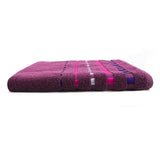 Dots Jacquard Bath Towel - Dark Purple, Bath Towels, Chase Value, Chase Value