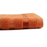 Dots Jacquard Bath Towel - Orange, Bath Towels, Chase Value, Chase Value
