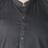 Men's Slim Fit Kurta Shalwar Suit - Charcoal, Men's Shalwar Kameez, Chase Value, Chase Value