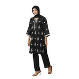 Women's Cotton Embroidered 2Pcs Suit - Black, Women Shalwar Suits, Chase Value, Chase Value