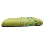 Dots Jacquard Bath Towel - Lime Green, Bath Towels, Chase Value, Chase Value
