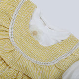 Girls Full Sleeves 3pcs Suit - Yellow, Girls Suits, Chase Value, Chase Value