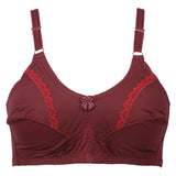 Women's Cotton Bra Lace - Maroon, Women Bras, Chase Value, Chase Value