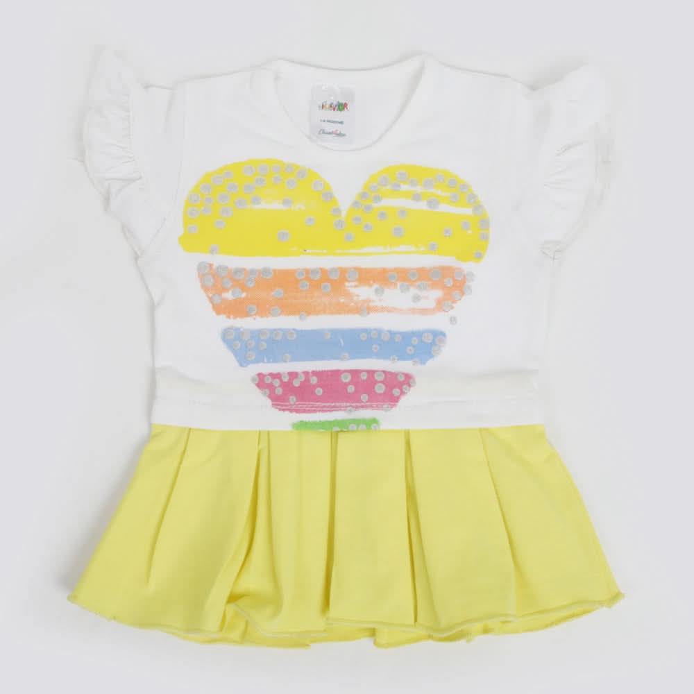 Newborn Girls Knitted Long Half Sleeves Top - Multi Color, Newborn Girls T-Shirts, Chase Value, Chase Value