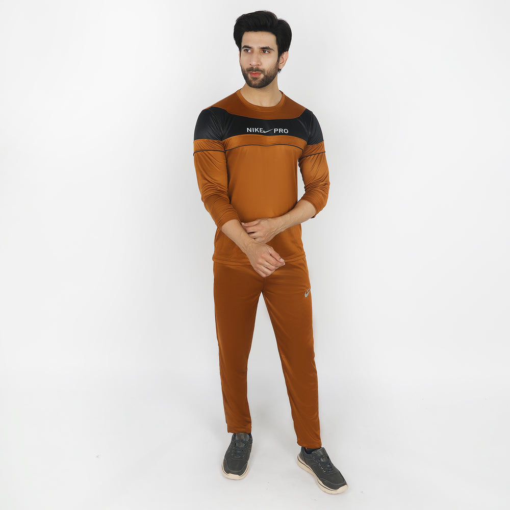 Men's Full Sleeves Track Suit - Brown, Men's Track Suits, Chase Value, Chase Value