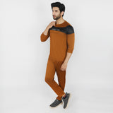 Men's Full Sleeves Track Suit - Brown, Men's Track Suits, Chase Value, Chase Value