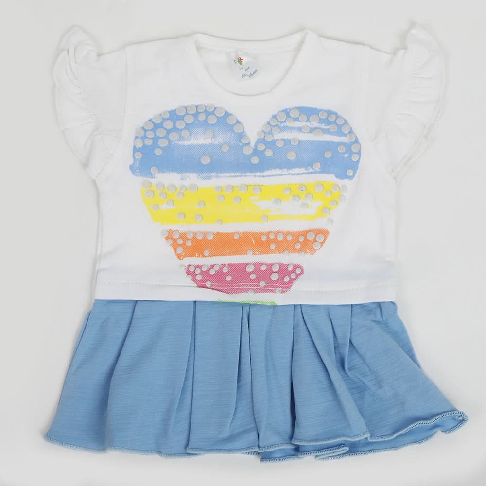 Newborn Girls Knitted Long Half Sleeves Top - Multi Color, Newborn Girls T-Shirts, Chase Value, Chase Value