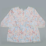 Girls Lace Frock - Peach, Girls Frocks, Chase Value, Chase Value