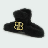Large Furr Hair Catcher - Black, Women Hair & Head Jewellery, Chase Value, Chase Value