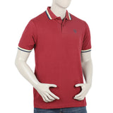 Eminent Men's Polo Half Sleeves Tea Shirt - Dark Red, Men's T-Shirts & Polos, Eminent, Chase Value