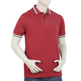 Eminent Men's Polo Half Sleeves Tea Shirt - Dark Red, Men's T-Shirts & Polos, Eminent, Chase Value