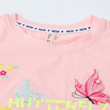 Girls Half Sleeves T-Shirt - Baby Pink, Girls T-Shirts, Chase Value, Chase Value