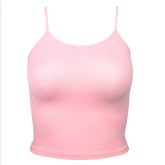 Girls Seamless Camisole - Baby Pink, Girls Shameez Camisole & Biddies, Chase Value, Chase Value
