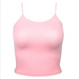 Girls Seamless Camisole - Baby Pink, Girls Shameez Camisole & Biddies, Chase Value, Chase Value