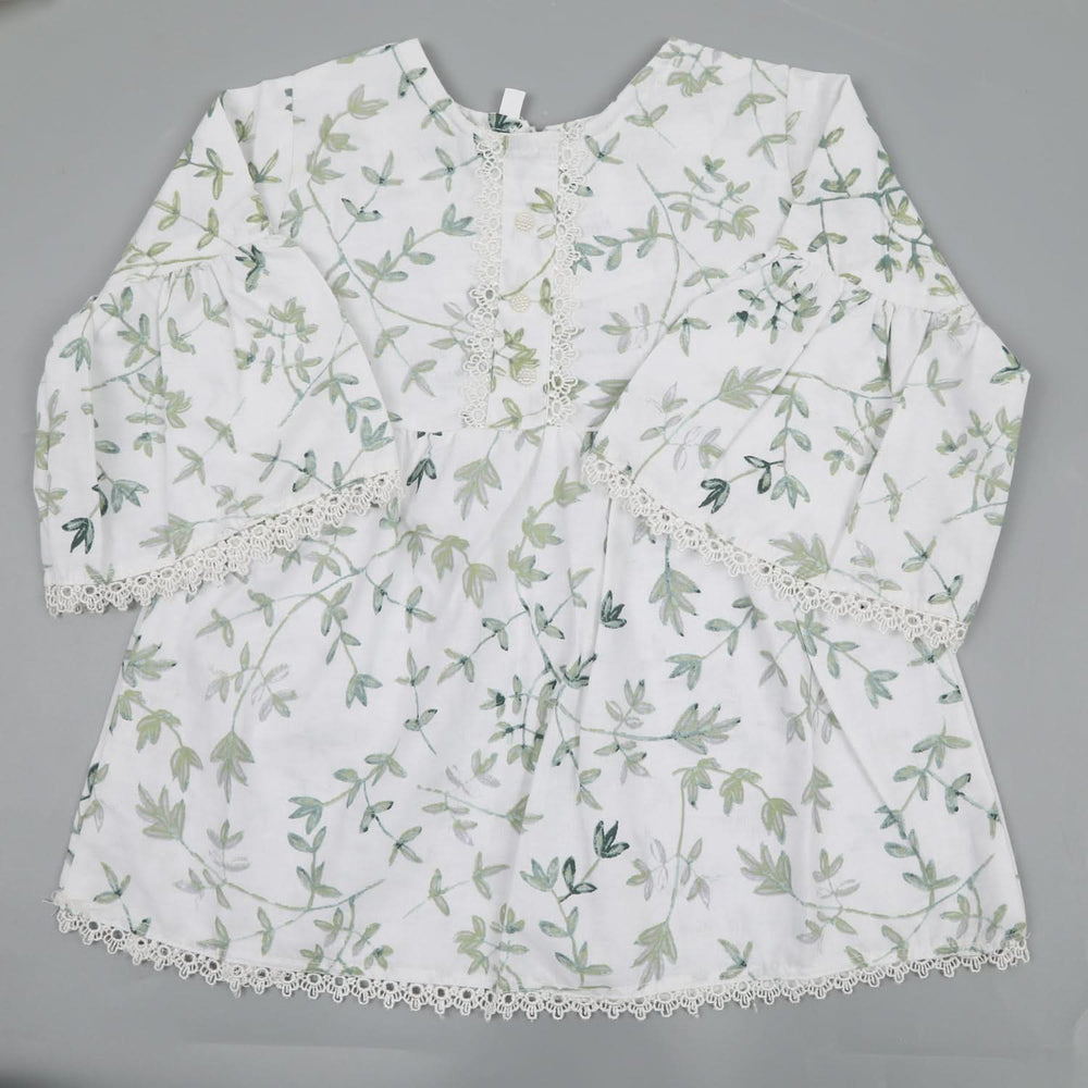 Girls Lace Frock - Green, Girls Frocks, Chase Value, Chase Value