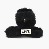 Small Furr Hair Catcher - Black, Women Hair & Head Jewellery, Chase Value, Chase Value