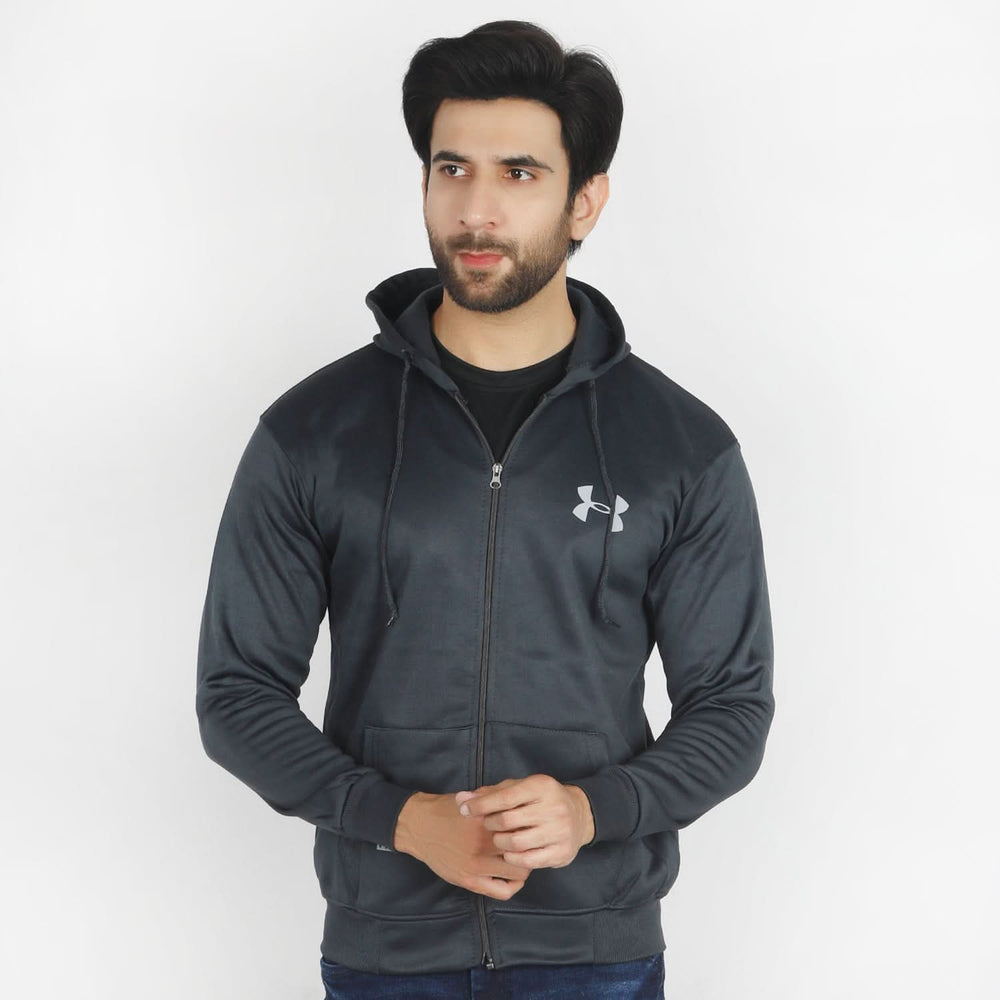Men's Full Sleeves Jacket - Dark Grey, Men's Jackets & Hoodies, Chase Value, Chase Value
