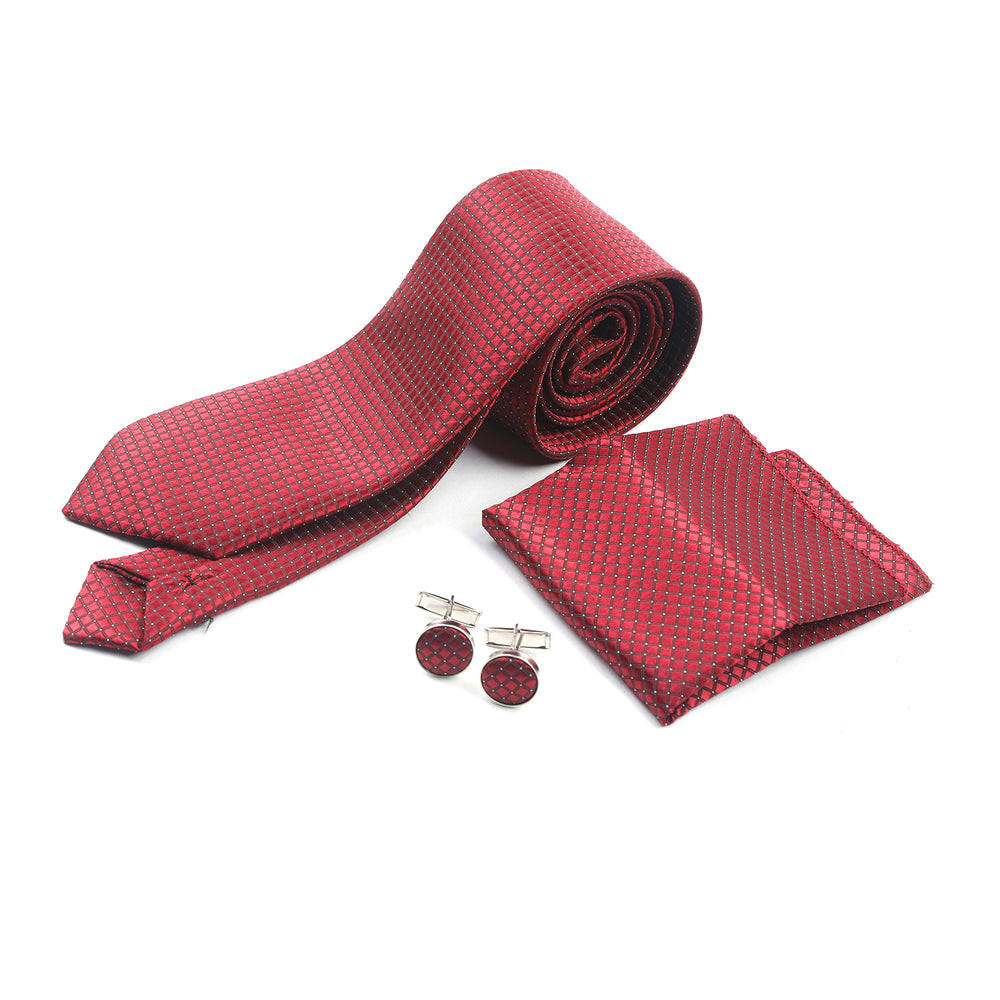 Men's Neck Tie Box - Maroon, Men's Tie, Chase Value, Chase Value