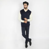 Men's Sleeveless Sweater - Navy Blue, Men's Sweater & Sweat Shirts, Chase Value, Chase Value