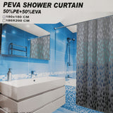 PEVA Shower Curtain - Multi Color, Shower Curtain, Chase Value, Chase Value