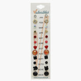Girls Top Card Pack of 12 - Multi Color, Girls Earrings & Tops, Chase Value, Chase Value