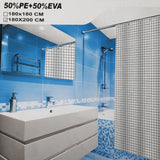 PEVA Shower Curtain - Multi Color, Shower Curtain, Chase Value, Chase Value