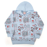 Girls Full Sleeves Hoodie T-Shirt - Light Blue, Girls Hoodies & Sweat Shirts, Chase Value, Chase Value