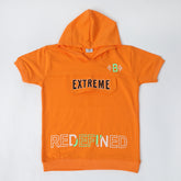 Boys Hooded T-Shirt - Peach, Boys T-Shirts, Chase Value, Chase Value