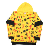 Girls Full Sleeves Hoodie T-Shirt - Yellow, Girls Hoodies & Sweat Shirts, Chase Value, Chase Value