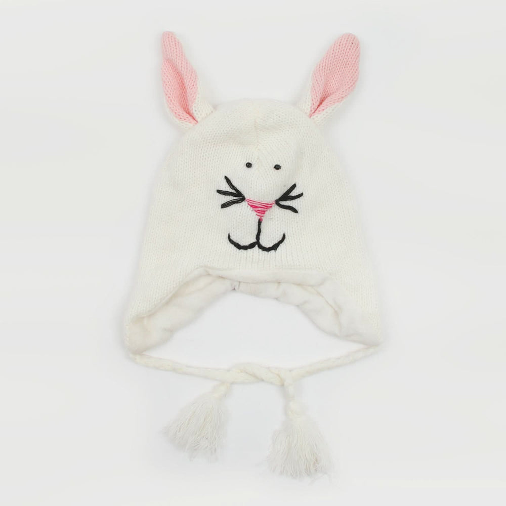 Kids Woolen Cap - Off White, Boys Caps & Gloves, Chase Value, Chase Value