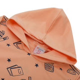 Girls Full Sleeves Hoodie T-Shirt - Peach, Girls Hoodies & Sweat Shirts, Chase Value, Chase Value