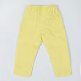 Newborn Girls Cotton Pant - Yellow, Newborn Girls Shorts Skirts & Pants, Chase Value, Chase Value