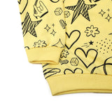 Girls Full Sleeves Hoodie T-Shirt - Yellow, Girls Hoodies & Sweat Shirts, Chase Value, Chase Value