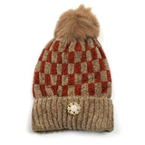 Kids Woolen Cap - Light Brown, Boys Caps & Gloves, Chase Value, Chase Value