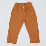 Newborn Girls Cotton Pant - Mustard, Newborn Girls Shorts Skirts & Pants, Chase Value, Chase Value