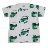 Boys Half Sleeves T-Shirt - White, Boys T-Shirts, Chase Value, Chase Value