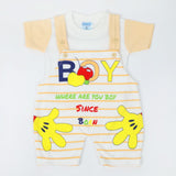 Newborn Boys Romper - Peach, Newborn Boys Rompers, Chase Value, Chase Value