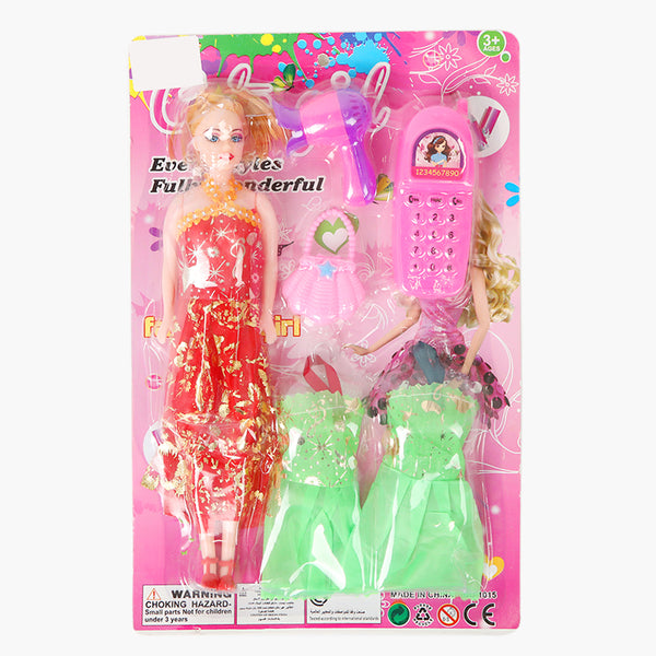 Doll Set With Mobile
