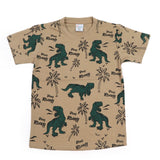 Boys Half Sleeves T-Shirt - Brown, Boys T-Shirts, Chase Value, Chase Value