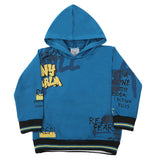 Boys Full Sleeves Hoodie - Steel Blue, Boys Hoodies & Sweat Shirts, Chase Value, Chase Value