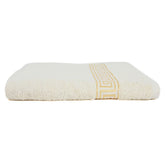 Bath Towel Greek Border - Cream, Bath Towels, Chase Value, Chase Value