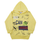 Boys Full Sleeves Hoodie - Yellow, Boys Hoodies & Sweat Shirts, Chase Value, Chase Value