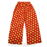 Girls Linen Pajama - Red, Girls Tights Leggings & Pajama, Chase Value, Chase Value