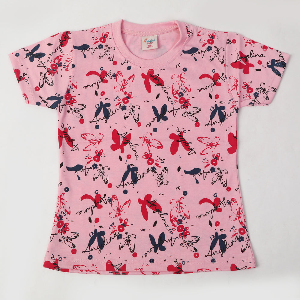 Girls Half Sleeves T-Shirt, Girls T-Shirts, Chase Value, Chase Value