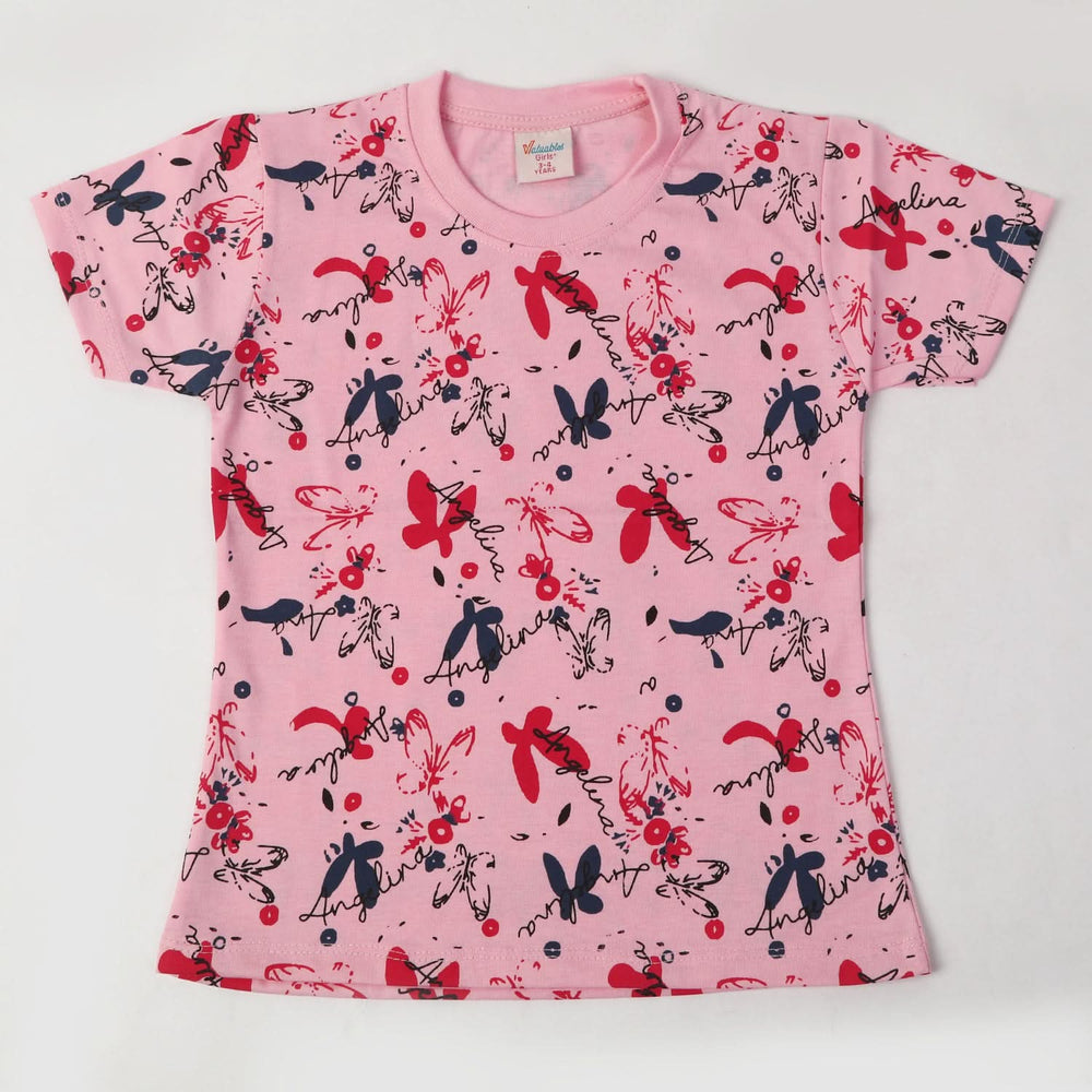 Girls Half Sleeves T-Shirt, Girls T-Shirts, Chase Value, Chase Value