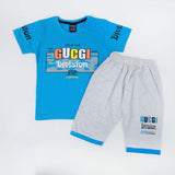 Boys Half Sleeves Suit - Blue, Boys Sets & Suits, Chase Value, Chase Value