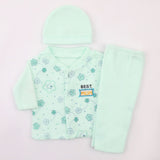 Newborn Boys Full Sleeves Suit - Cyan, Newborn Boys Sets & Suits, Chase Value, Chase Value
