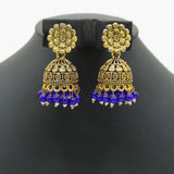 Women's Jumki - Blue, Women Earrings & Tops, Chase Value, Chase Value